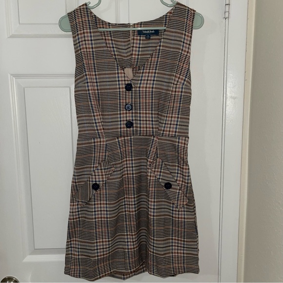 ModCloth sz 6 plaid dress - Picture 3 of 9